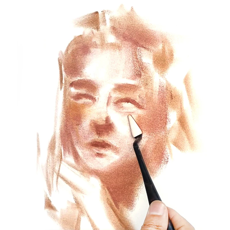 Custom Logo 7 Colors Paint Pastel Erasable Painting Pan Pastel Artist Soft Pastel