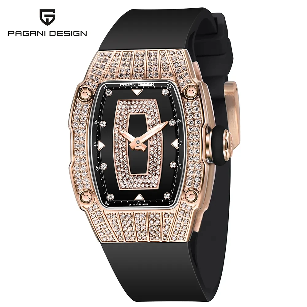 PAGANI DESIGN YS013 2024 New  Women Fashion Simplicity diamond Ladies Women Watches Luxury Quartz Watch For Gift