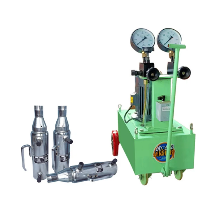 Post tension concrete beams prestressing mono stressing hydraulic jack stressing pre cast single strand hydraulic jack 27 tons