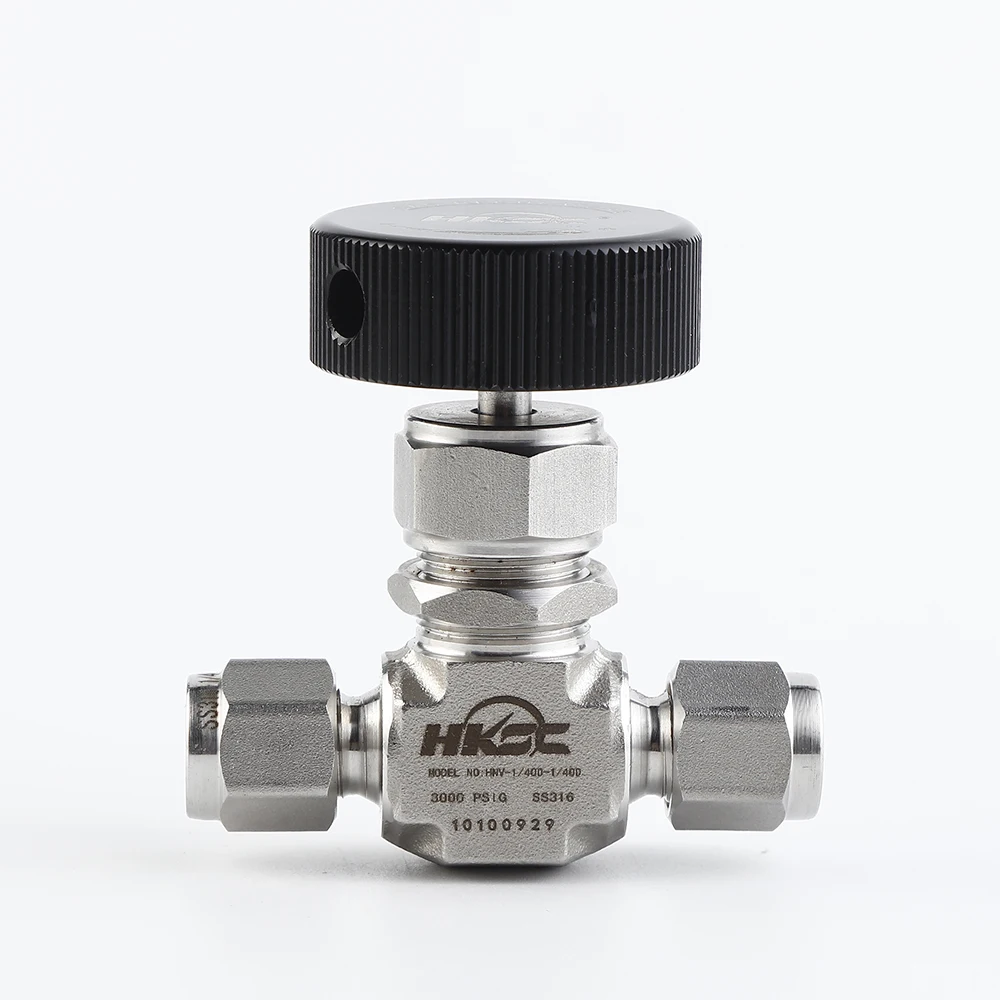 HNV Stainless Steel Double Ferrules Needle Valve/ Integral Bonnet Twin Ferrules Needle Valve