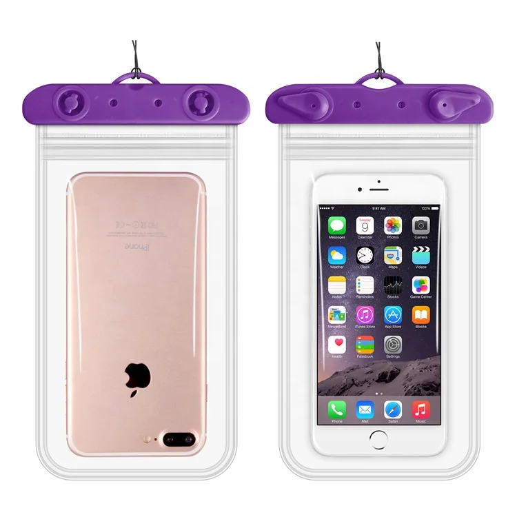 cheap full cover lightweight colorful pvc universal swimming diving snorkeling waterproof cell phone case