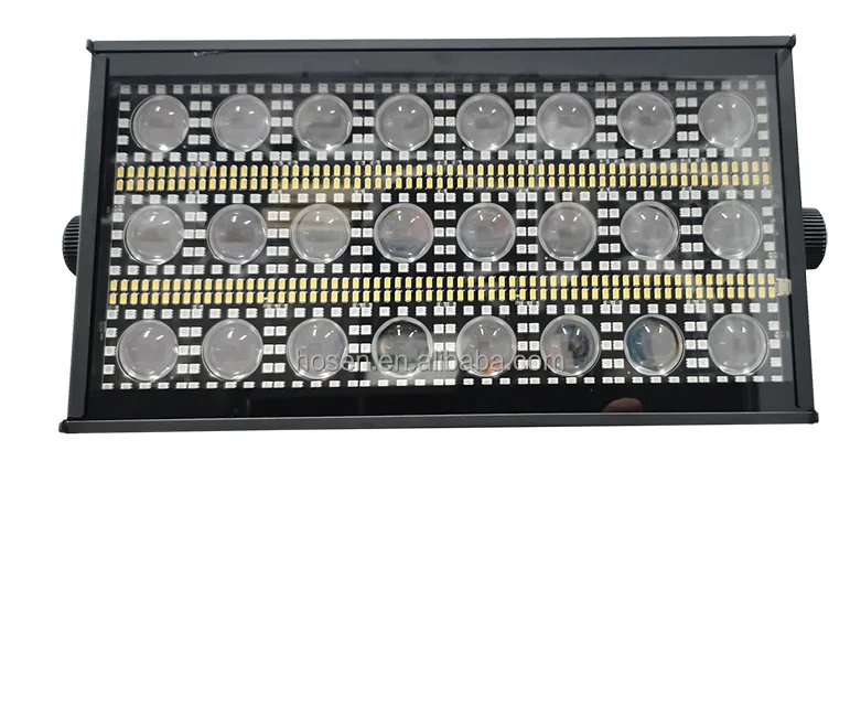 24pcs 5W LED Thunder Strobe Light RGB Stage Background Lights Led Strobe Flash Effect Light