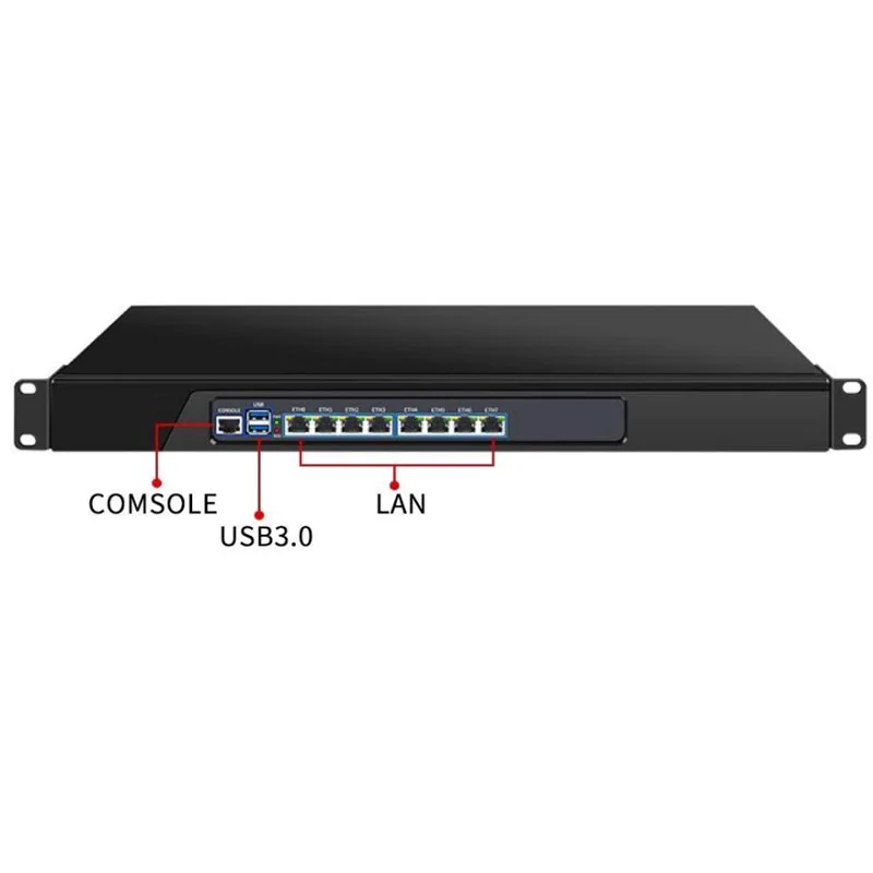 1U-989 8L Intel i3-3110M HM77 FCBGA 988-NET-23 Intel Ivy Bridge Rackmount Network Security pfsense firewall computer