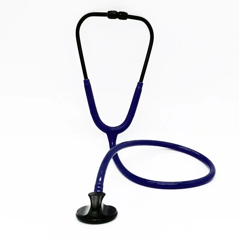 Medical lightweight single head stethoscope, cardiac stethoscope, horseshoe shaped, suitable for medical and household use