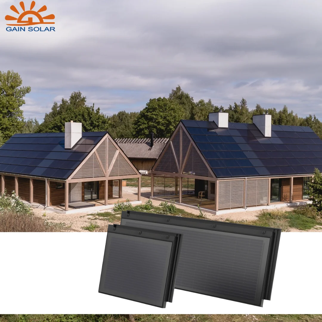 BIPV Flexible Roof Tiles Transparent Flexible Solar Panel Solar flat roof tile Solar Roof Tiles Photovoltaic