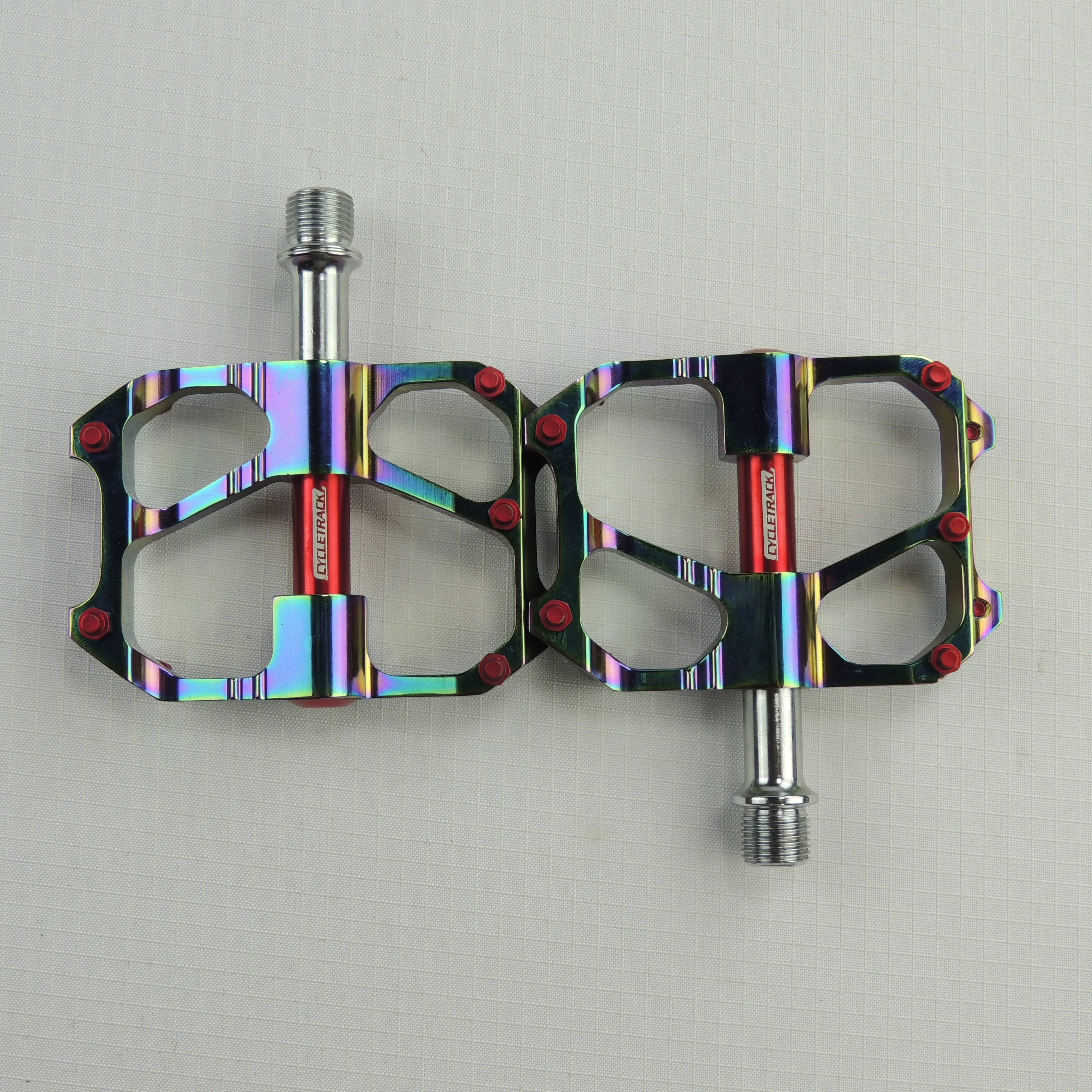 
Bicycle CK-K11 Plating color pedal aluminum flat platform adapter conversion universal compatible mountain bike road bike parts 