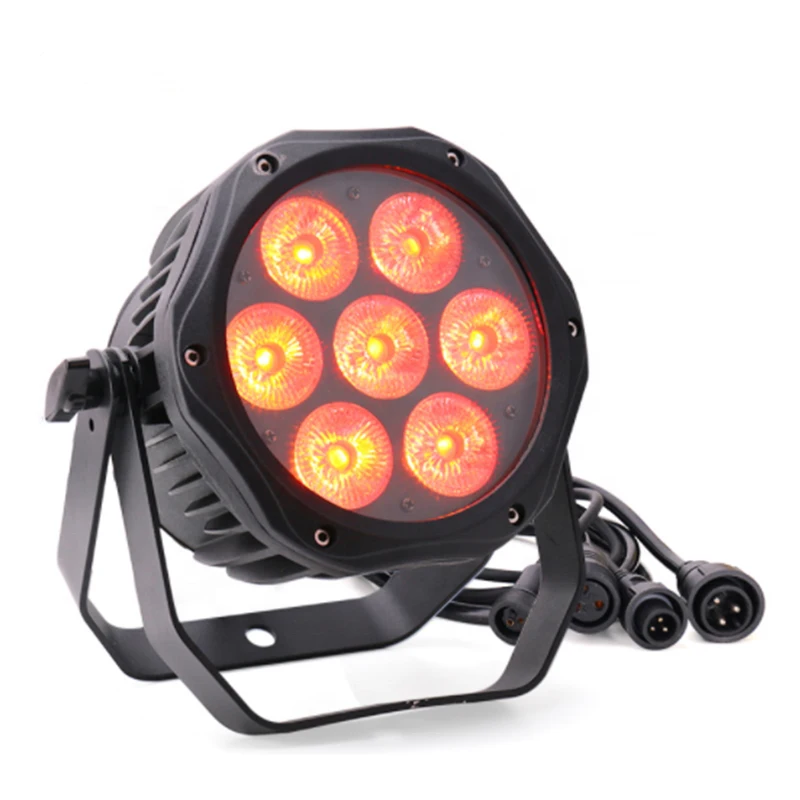 DMX Led Stage Light 6in1 Waterproof Outdoor Spotlight Wireless Battery Par Light
