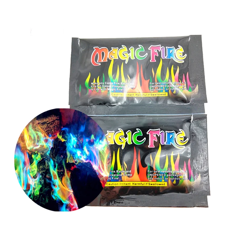 Mystical Fire For Camping Much Long Colorful Magic Fire outdoor and indoor colour Change Color Flame Fire For Halloween