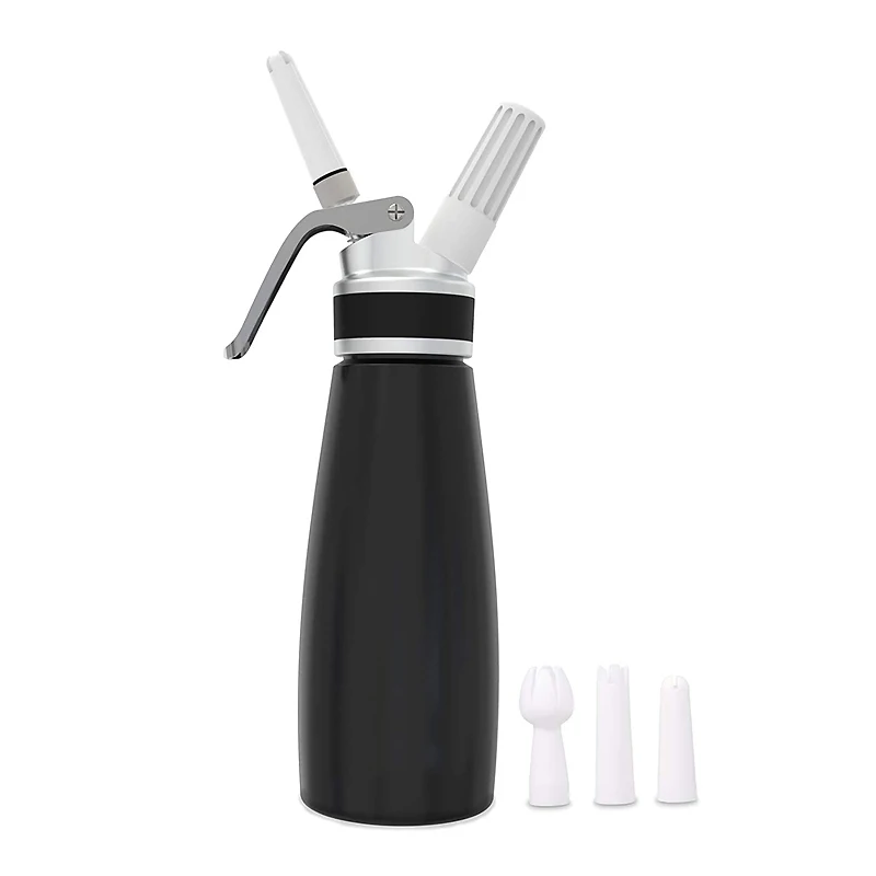 Everich Hot Selling Customized Dessert Tools Spray Whipped Cream Dispenser 1 Pint With Rubber and Tips