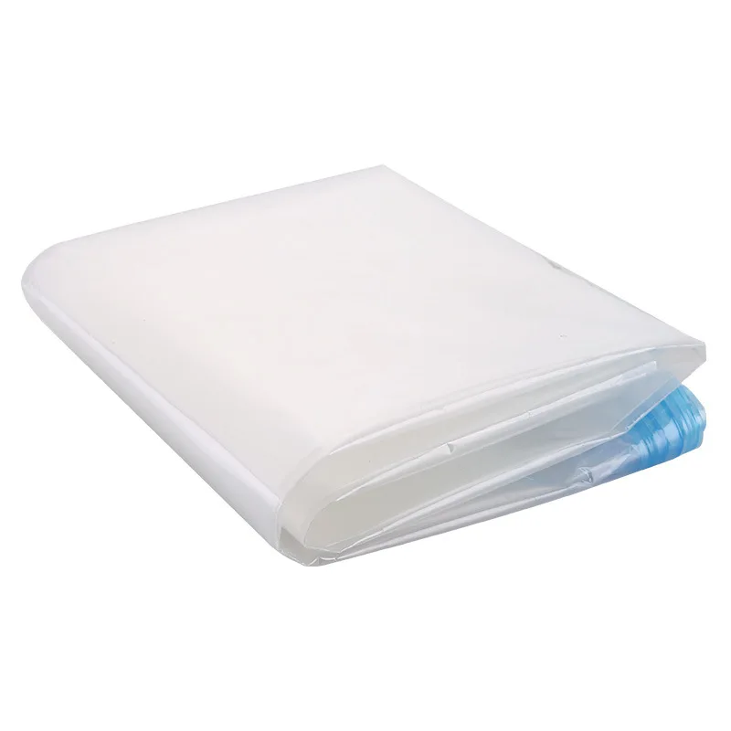 Hot sale transparent hanging vacuum plastic storage bag garment coat dust bag