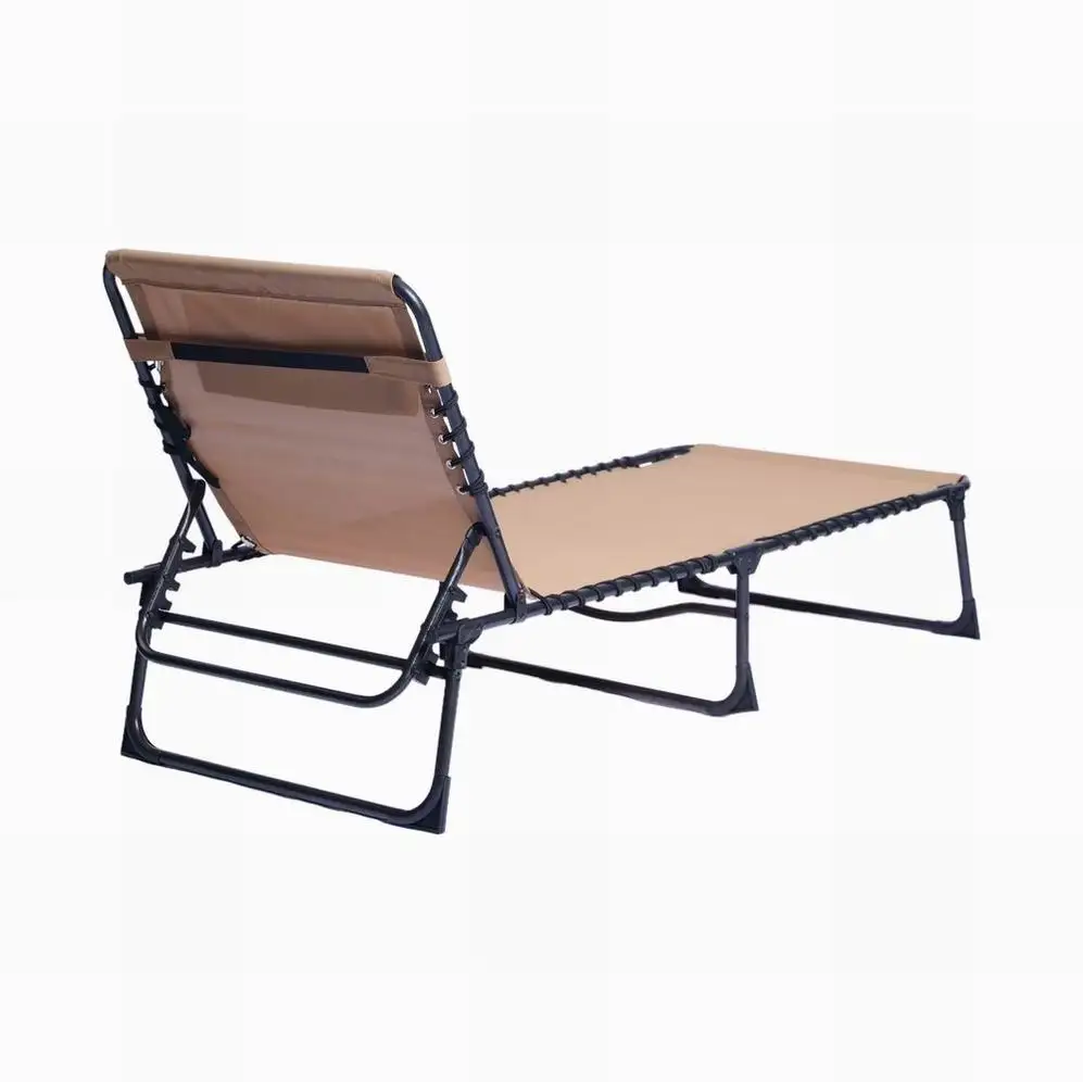 Multifunction Outdoor Sun Bed Outdoor Furniture Beach Lounger Bed Private Label Outdoor Beach Large Outside Lounger Bed