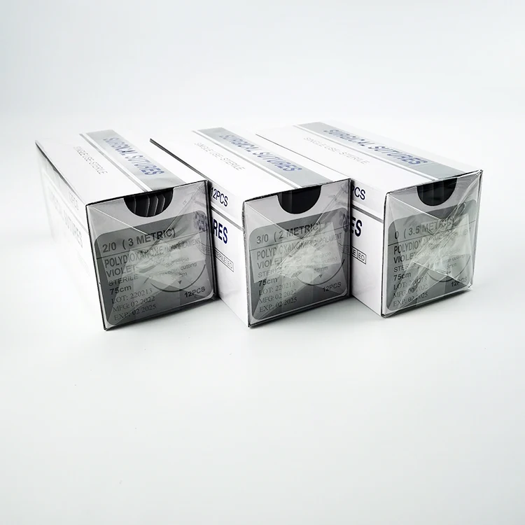 high quality Cheap and High Quality Suture Needle Sizes Sutures Multiple Size Absorbable Medical with Great Price