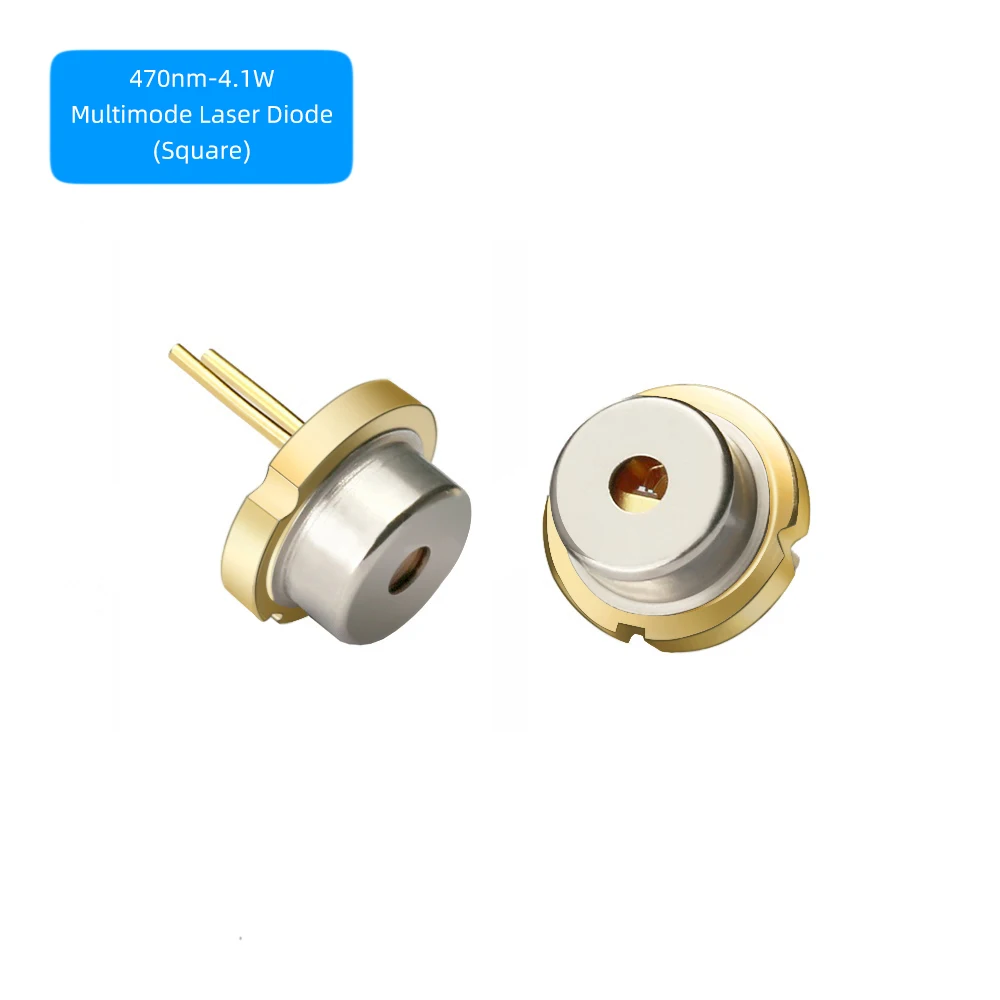 LASER TREE High Power 468/470/472nm 4W 4.1W 4100mW Blue Laser Diode for Laser Engraving Module with FAC Square Beam TO9 Package