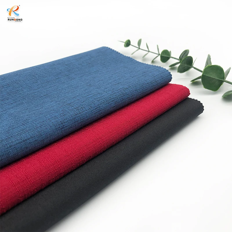 Rundong tc twill fabric 21x21 108x58 200GSM dye your own color MOQ 5000 meter for uniform
