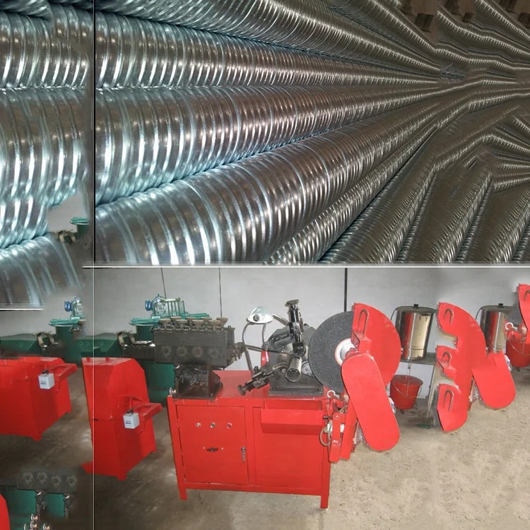 Post Tension Equipment High Quality Easily Processes Cutting Galvanized Spiral Duct Pipe Making