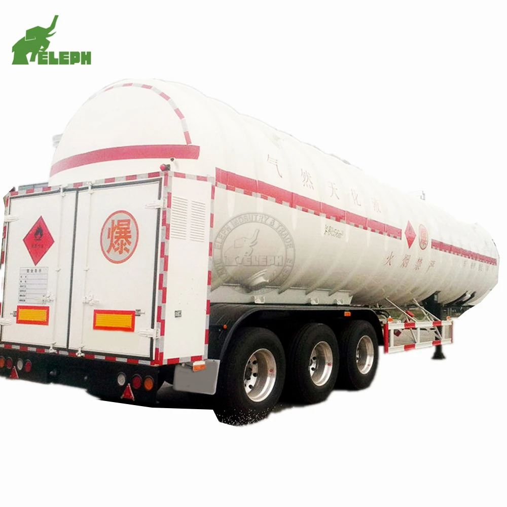 New LNG Cylinder Transport Truck Tanker Trailer Chinese Factories LNG Tank Trailer Best Popular Tank Semi Truck Trailer(13)