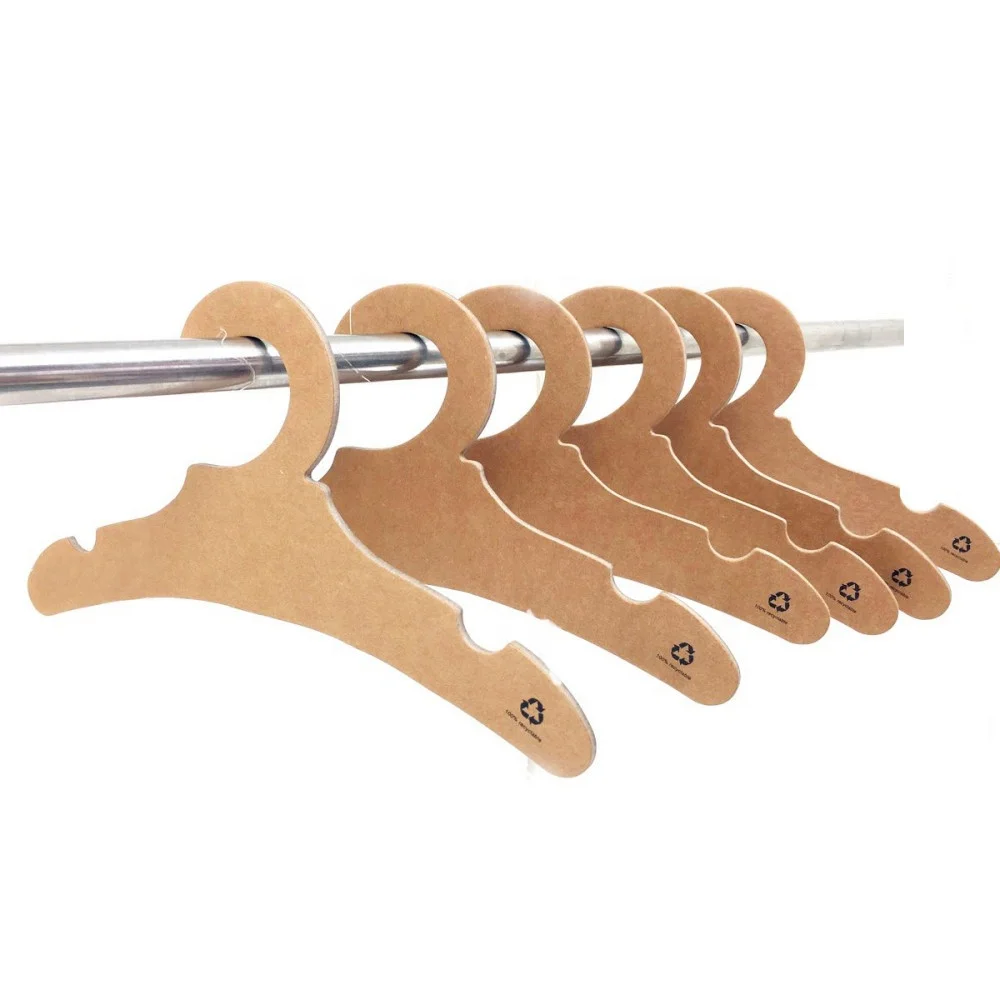 Wholesale cheap customized cardboard clothes hanger