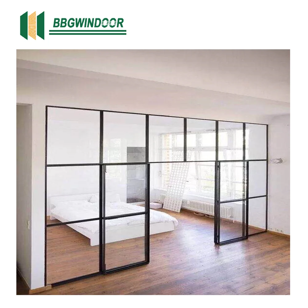 Lukliving теплоизоляционная Балконная Раздвижная стеклянная дверь с двойным мягким закрытием 8 колесная раздвижная для виллы