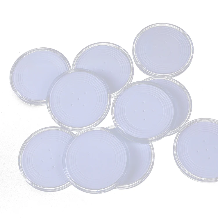
Hot Selling 70mm Large Plastic Empty Capsule Coin Box With Inner Gasket 43/48/53/58/63mm 