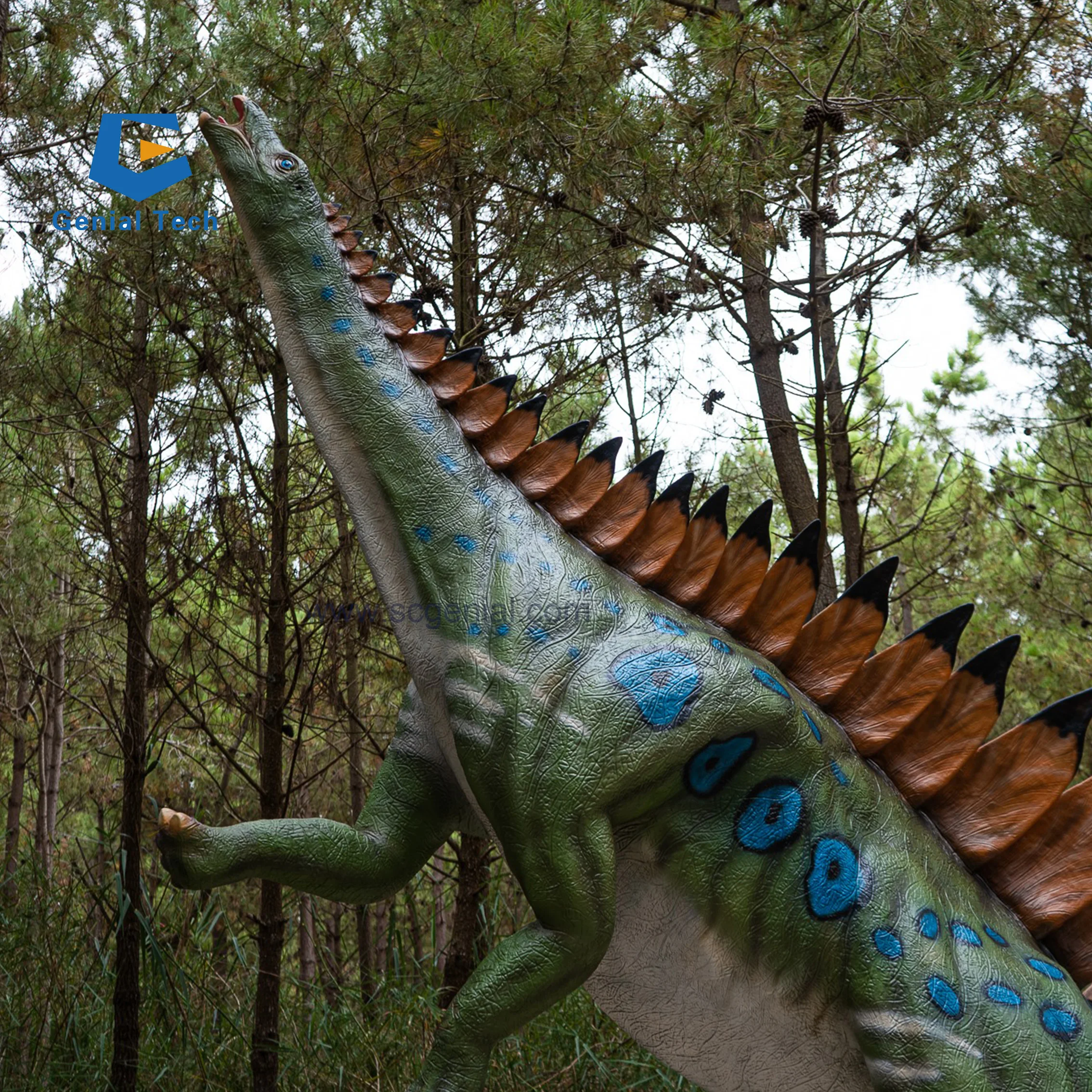 JN-Z24 Large-scale Customized Movable Animatronic Dinosaur Creature for Jurassic Theme Park