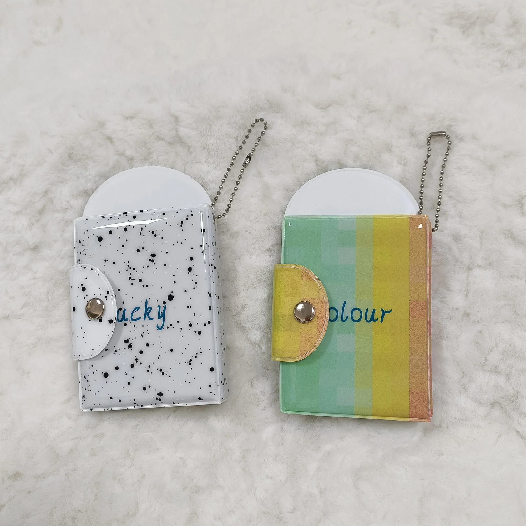 Custom Printing Cute Cover Plastic 3 Inch Mini Photocard Holder Kpop Small Photo Card Book