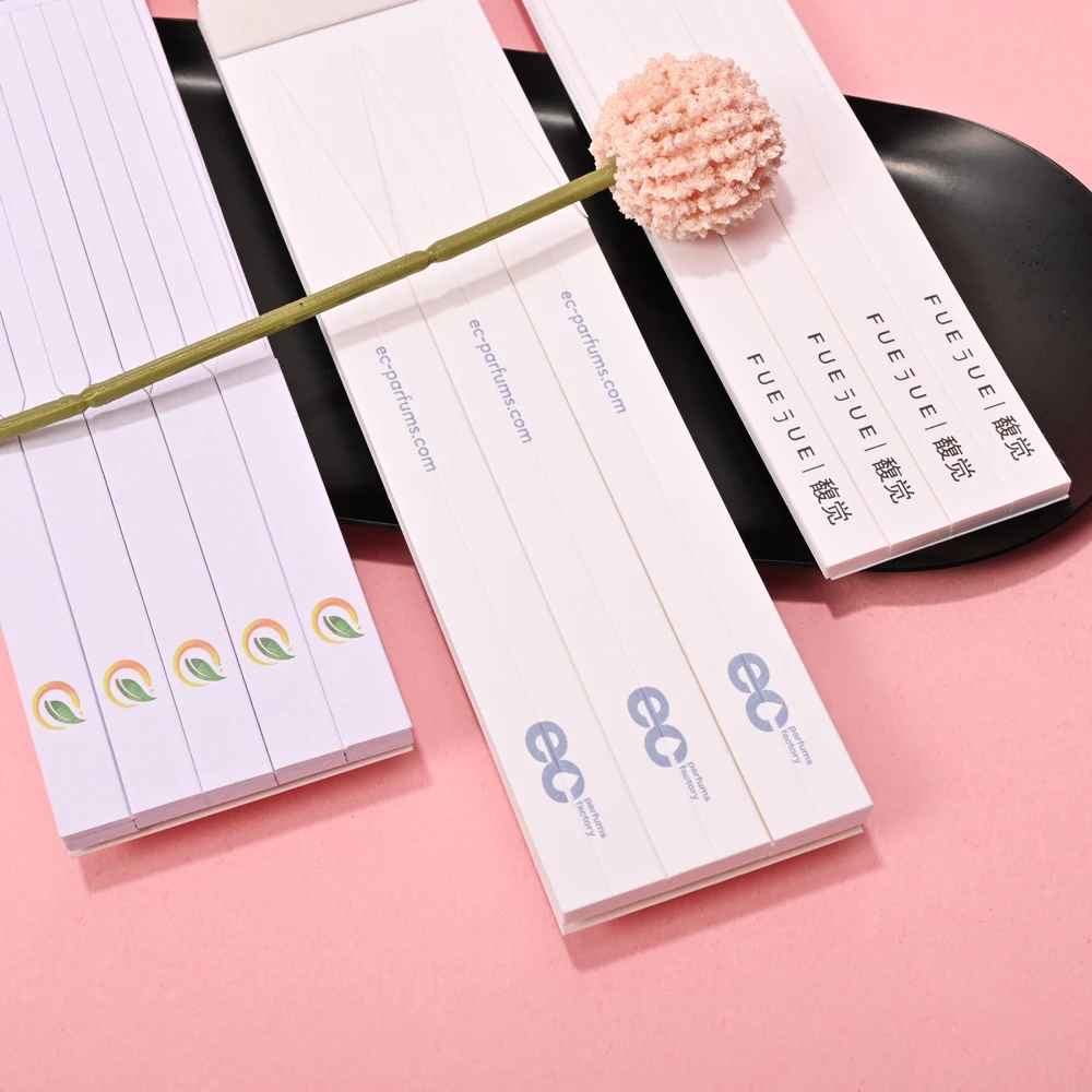 Wholesale Portable Blotter Strips Book Factory Logo Custom Perfume Book Perfume Strips in Book