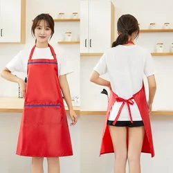High Quality PVC  kitchen cooking  chef apron with custom print with adjustable buckle