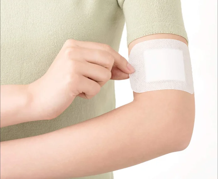 Medical  Consumable Surgical Non Woven Fabric With Adhesive Wound Dressing