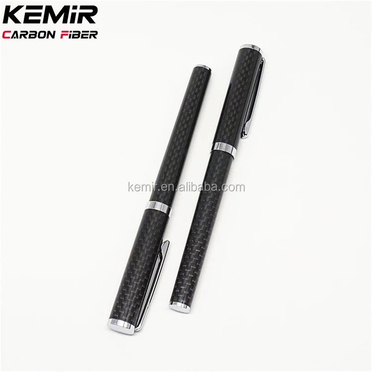 
Luxury Real Carbon fiber Fountain pen with Customized LOGO service 