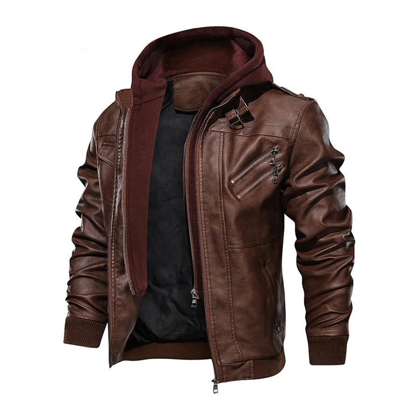 2023 Wholesale Ladies Fashion Coat Cropped Faux Moto bomber men giacca jaket kurtka Chaqueta Leather jacket