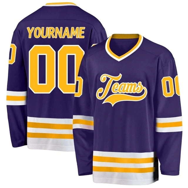 As your choice wholesale cheap team hockey jerseys polyester personalized sublimated your name/number ice hockey wear jersey