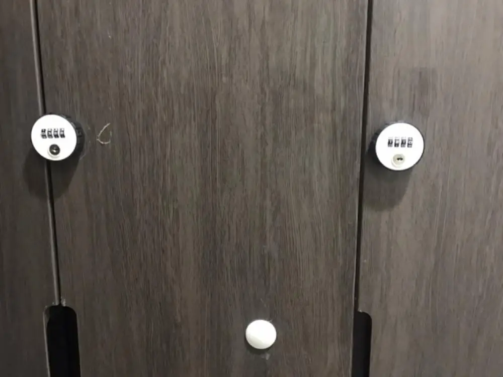 Furniture Drawer Mechanical  4 Digits Digital  Key Round Cabinet Combination Locker Lock with master key