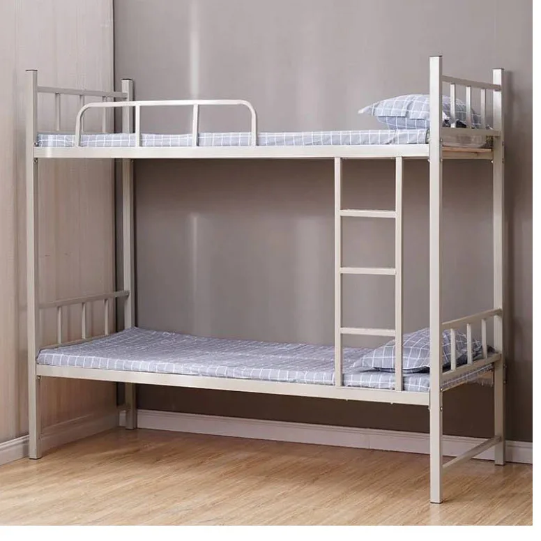2021 hot sale cheap steel frame 2 layers metal bunk bed for sale
