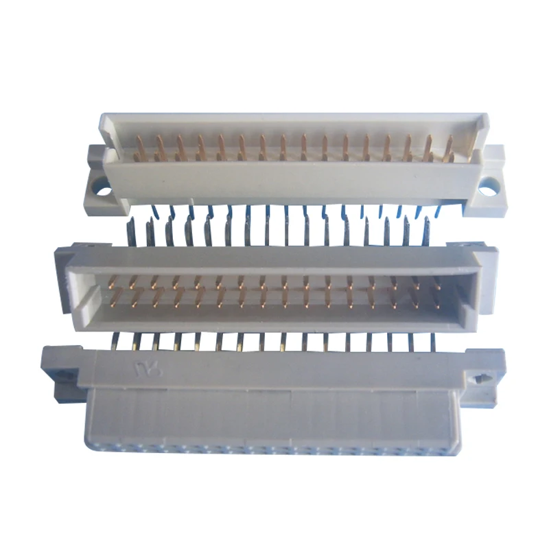 2 rows 16 Pin B Type Eurocard Connector Right Angle Male DIN 41612 Connector