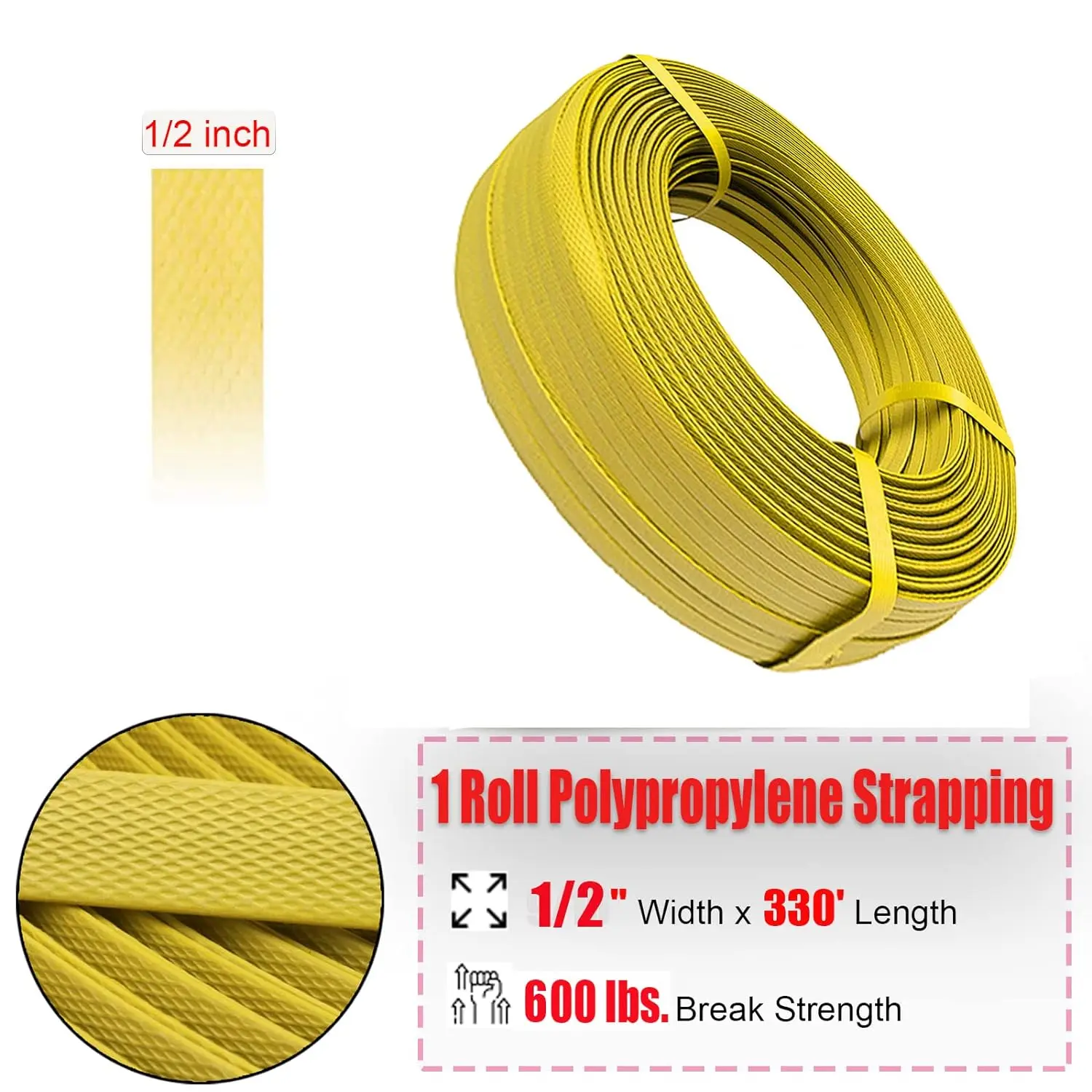 Poly Strapping Roll for Use with Manual Strapping tools , PP Packing belt for timber , Papers ,Pipes