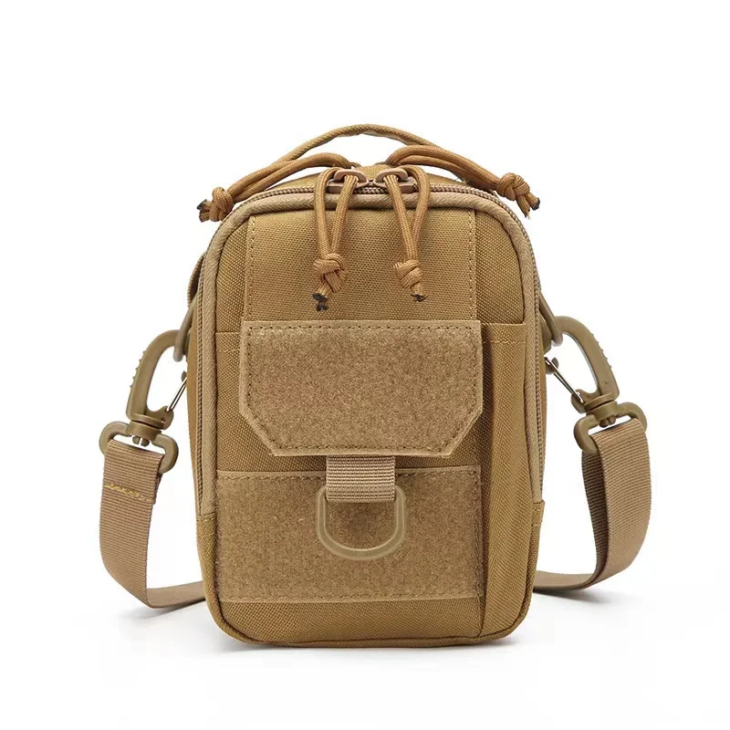 Tactical Crossbody Bag Functional Camouflage Outdoor Sports Convenient Waist Pack Storage Shoulder Leisure Cell Phone Handbag