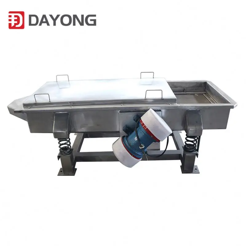 Silica Sand Linear Vibrating Screen Separator Machine for Grain