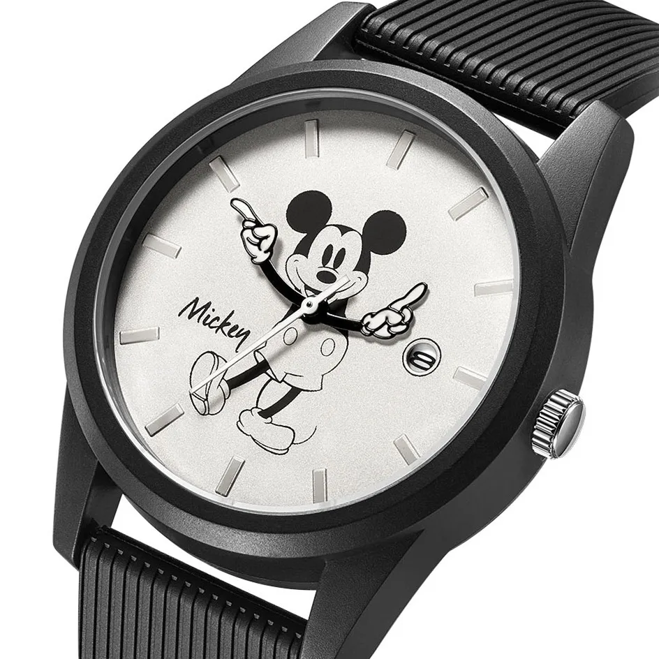 Ultra-thin Unisex Children Watch Silicone Sports Disney Mickey Mouse Analog Clock Relogio Quartz Watches Kids