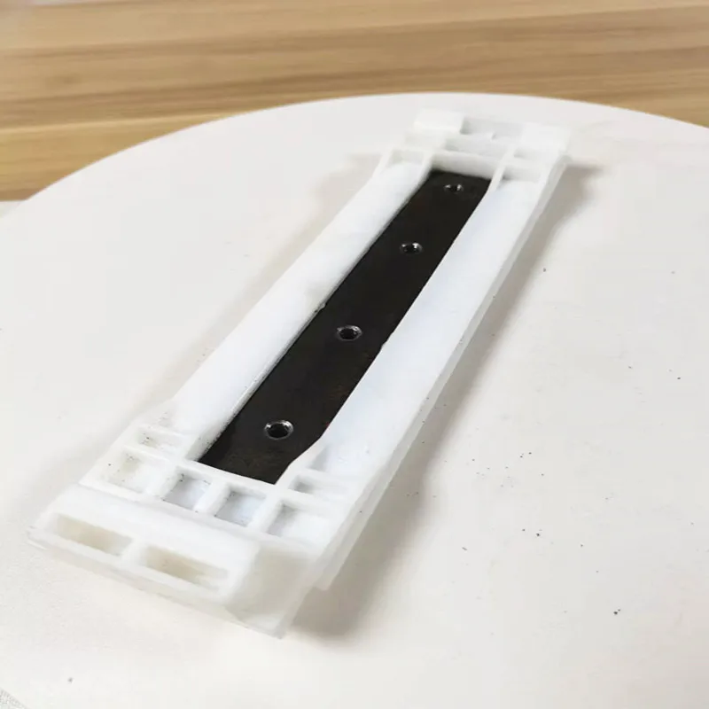 Glass straight line edger back plate chain set