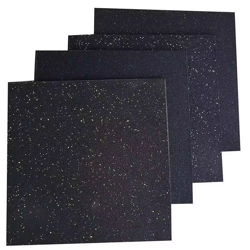 Anti-pressure Wear-resistant Indoor Gym Rubber Floor Mat Safe and easy to install floor damping pads gym rubber bricks
