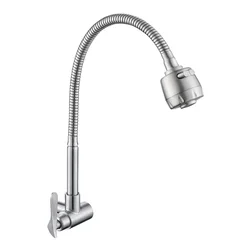 sanitary 360 Rotating Basin Swivel Tap Spout Cold Water Kitchen Sink Flexible Faucet