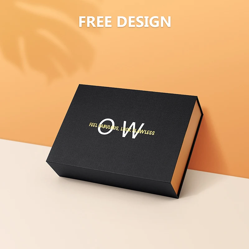 Luxury Custom Wig Box Satin Silk Hair Extension Cardboard Magnetic Package Gift Box Magnet Box With Lid For Wig