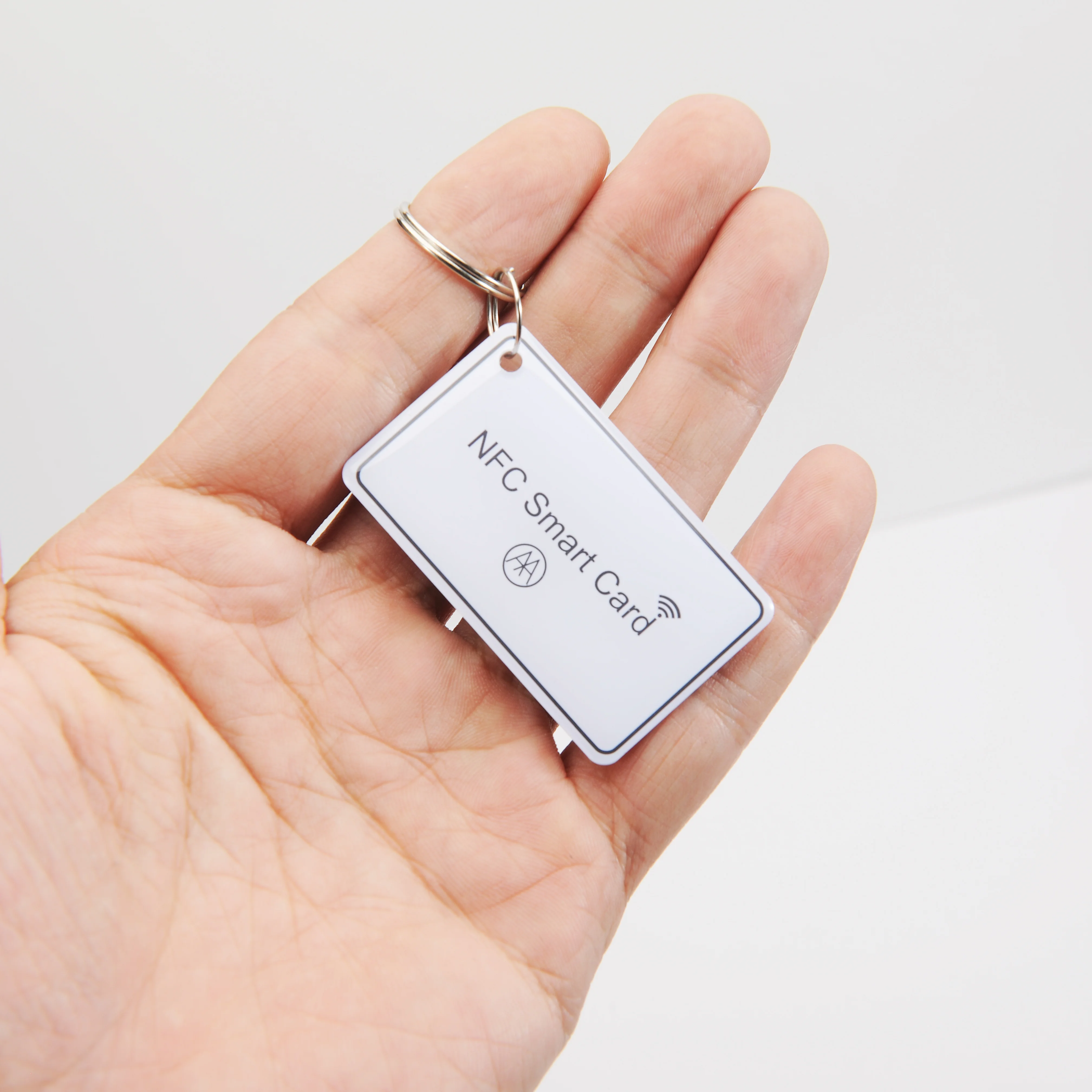 YTS 2022 Custom NFC RFID Keyfob Epoxy NFC Access control Keychain