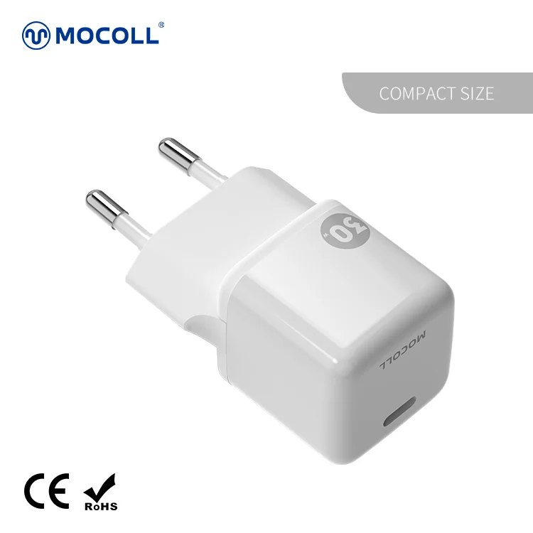 GaN III Tech PD 30W Fast Charger Adapter 2-Type C Wall Charger for Mobile Phone iPad Tablet iphone14 15