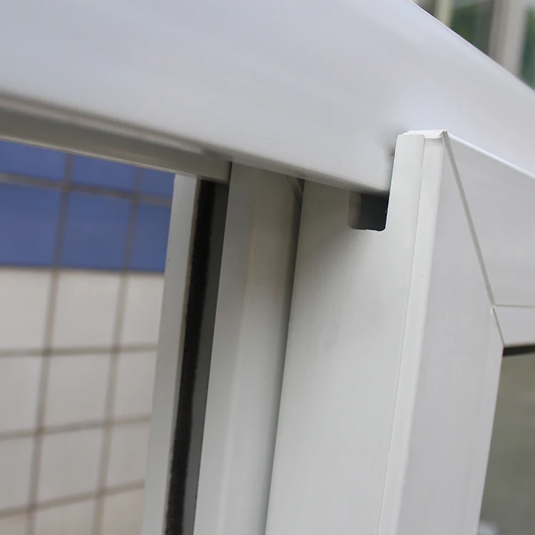 
House Kitchen Hotel Balcony High Quality Durable Grill Grat Interior, Plastic s Panels Tempered Frosted Glass U Pvc Sliding Door 