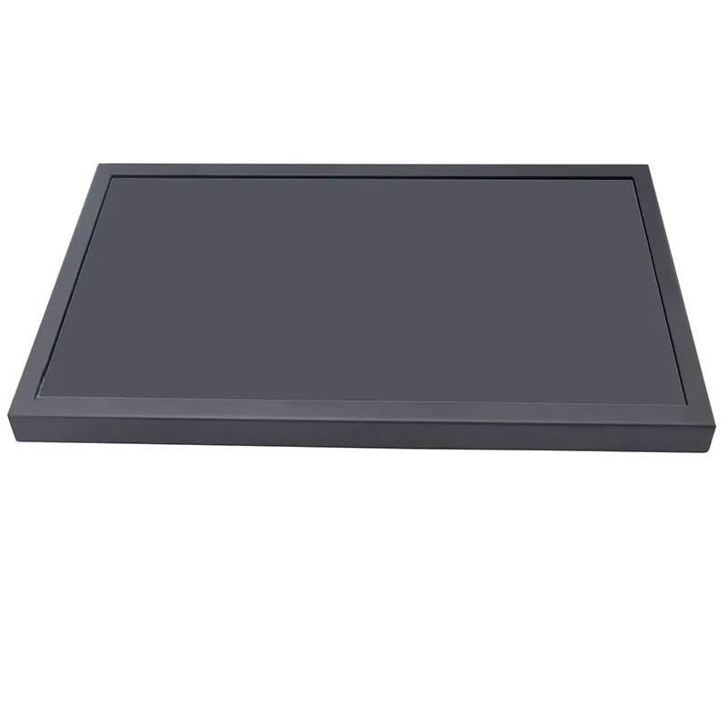 Wall mount lcd screen monitor metal case 15.6 inch led monitor with VGA AV BNC USB HD MI input