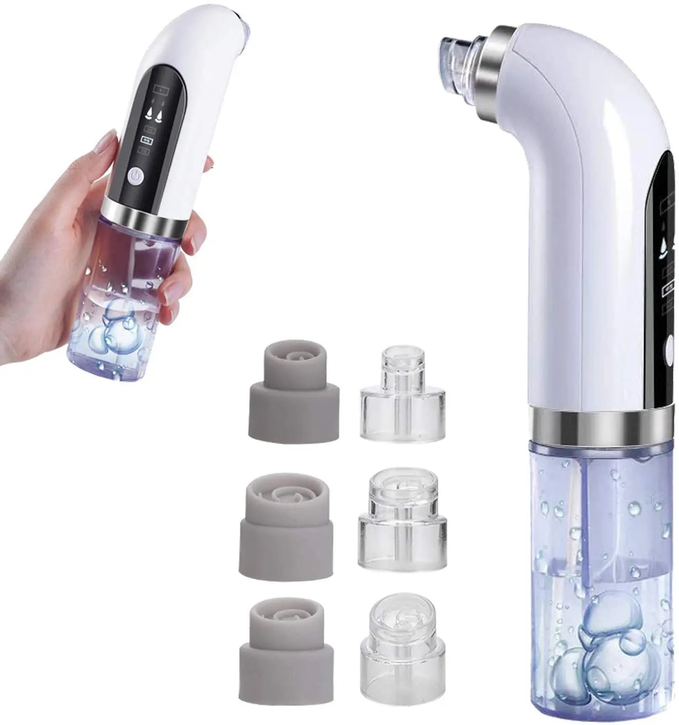 5 in 1 blackhead removal machine small bubble  Blackhead Meter Vacuum Blackhead Remover With Water