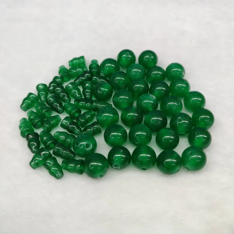 Wholesale assorted gemstone three hole guru bead sets for making braclets/prayer necklaces/rosary and diy jewelry