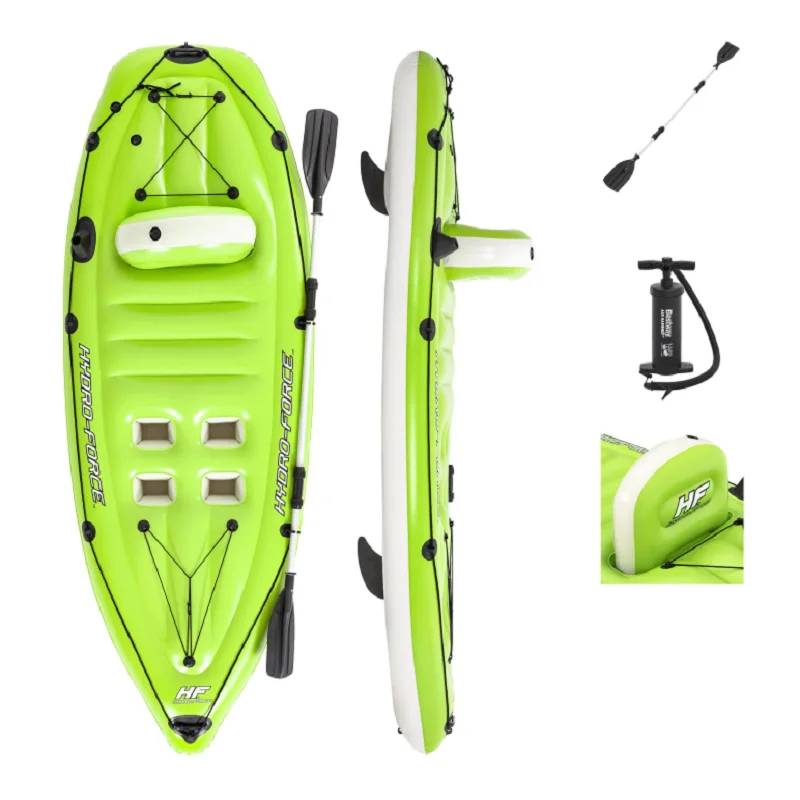 65097 2.70m Inflatable Fishing Kayak Set inflatable rowing boats Engines Rowing Boats Canoe/Kayak Fishing Boats