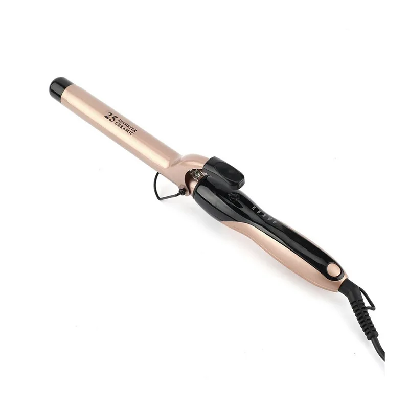 Curling Iron For Professional 9-28Mm Tong Wand Hair Curler Titanium Perm PCT Heating Electric Styling Tool Rotating Automatic